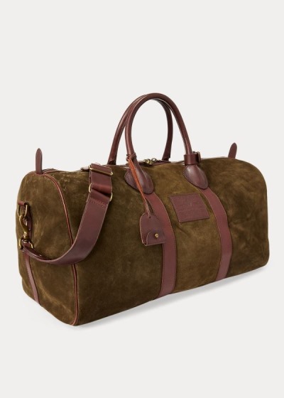 Men's Polo Ralph Lauren Heritage Suede Duffel Bag | 801532IDH